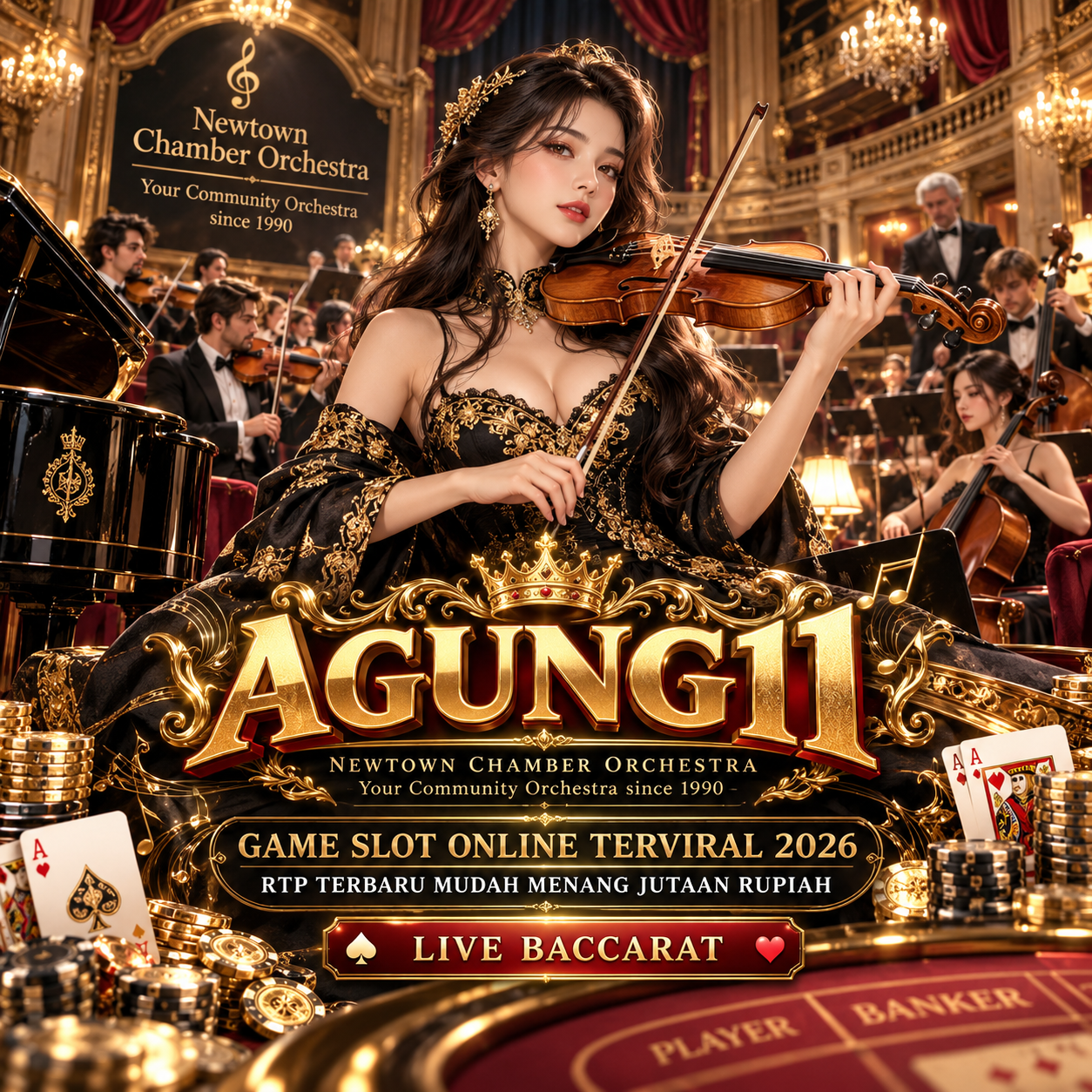 AGUNG11 | Newtown Chamber Orchestra - Your Community Orchestra since 1990 - Game Slot Online Terviral 2026 RTP Terbaru Mudah Menang Jutaan Rupiah Live Baccarat